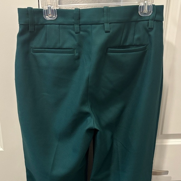 NWT Banana Republic Forest Green Straight Leg Trousers - Picture 7 of 9